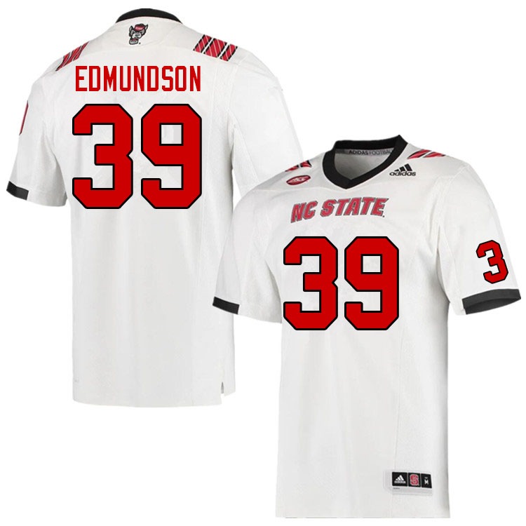 Men #39 Darius Edmundson NC State Wolfpack College Football Jerseys Sale-Red